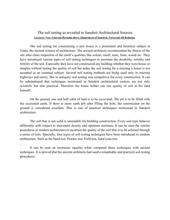 Más sobre Las Pruebas de Suelo